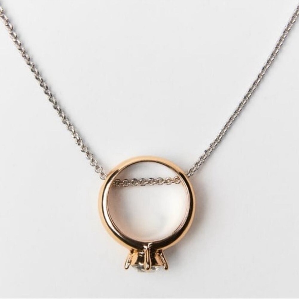 Zara wedding band necklace